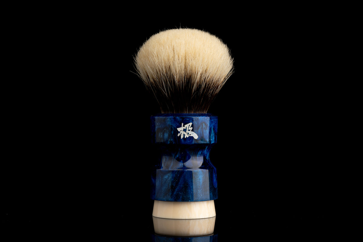 Ming - Exceed-壹 -‘Azure’  shaving brush handle