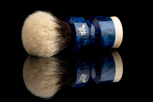 Ming - Exceed-壹 -‘Azure’  shaving brush handle
