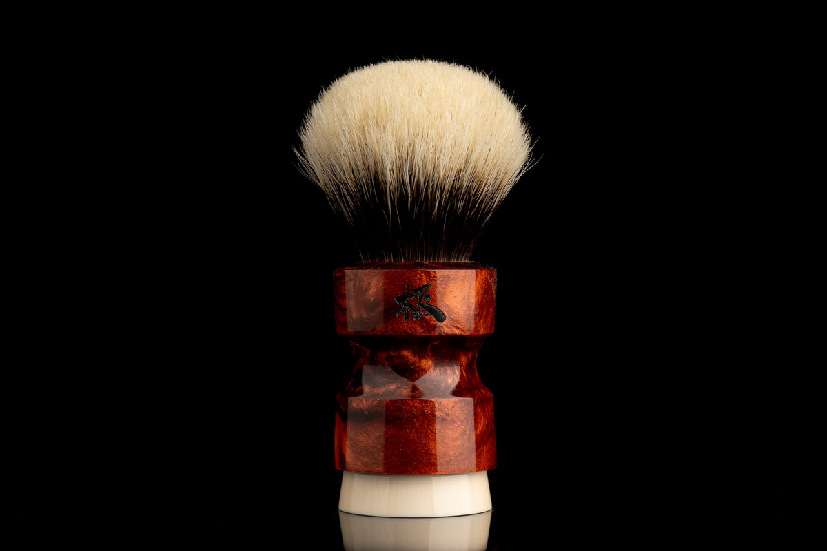 Ming - Exceed-壹 -‘Fire’  shaving brush handle