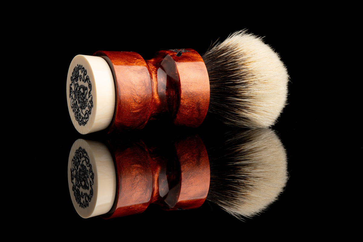 Ming - Exceed-壹 -‘Fire’  shaving brush handle