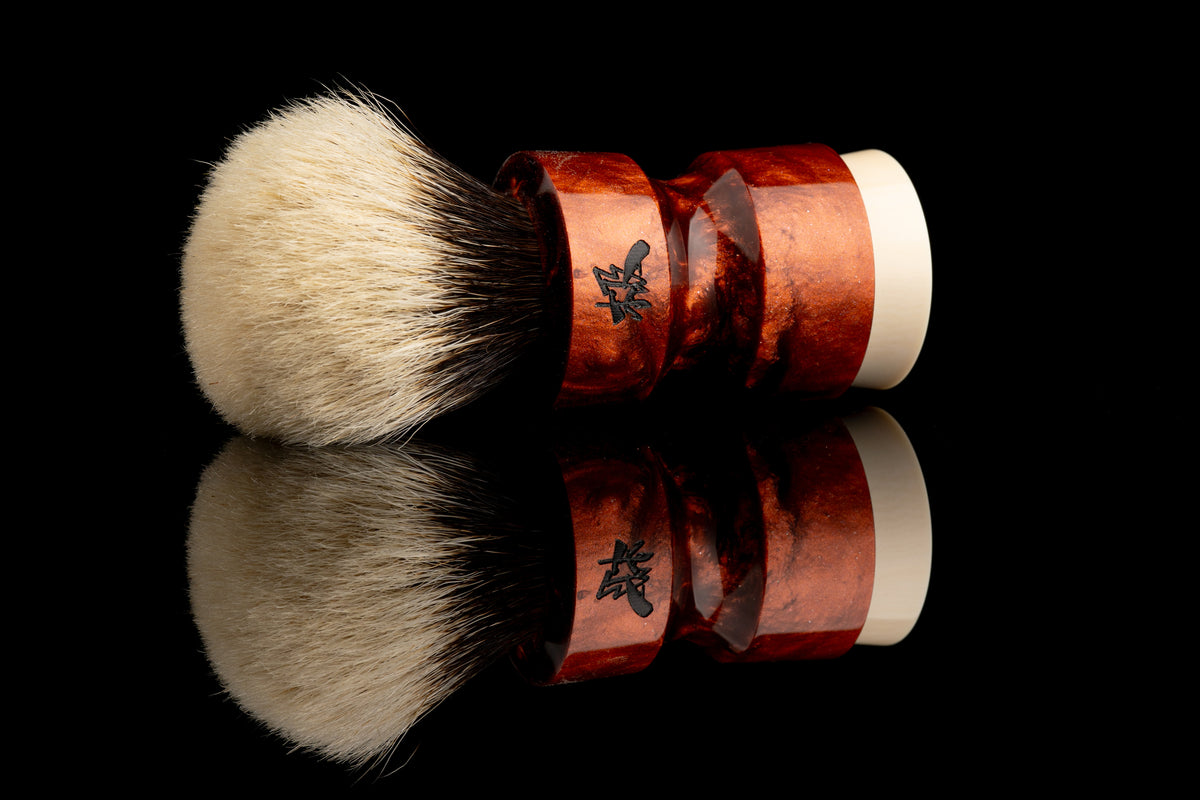 Ming - Exceed-壹 -‘Fire’  shaving brush handle