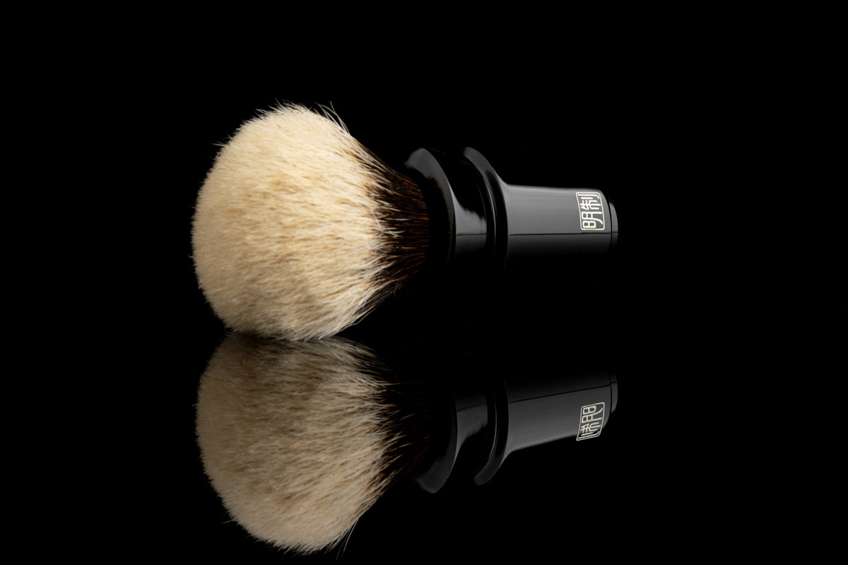 Yuxi - Classic Black shaving brush handle