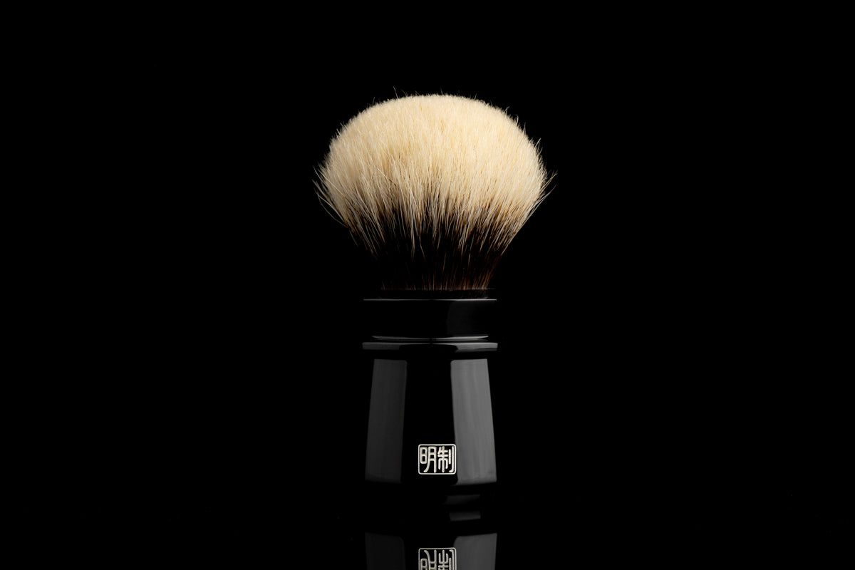 Dougong - Classic Black shaving brush handle