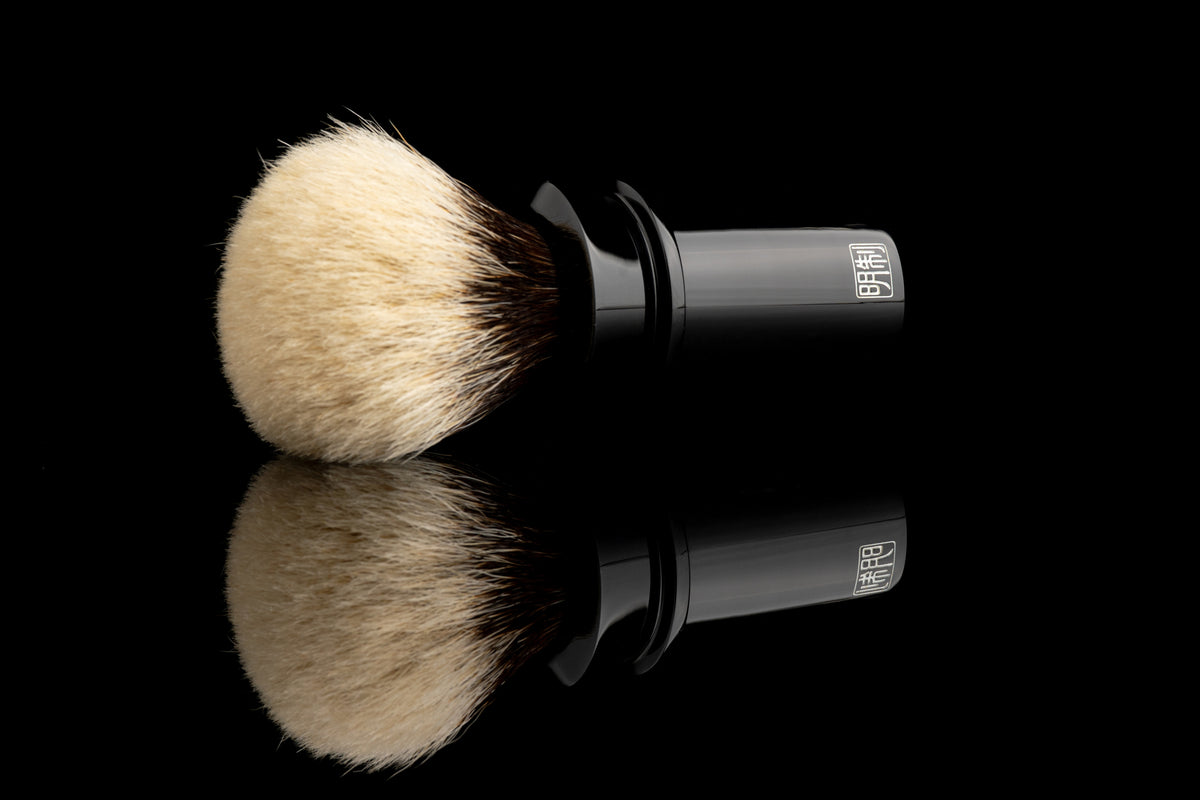 Zhanjiao - Classic Black shaving brush handle