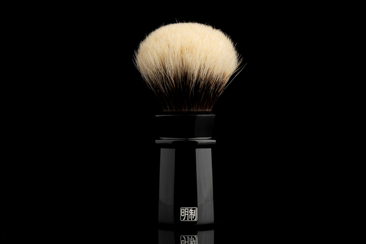 Zhanjiao - Classic Black shaving brush handle