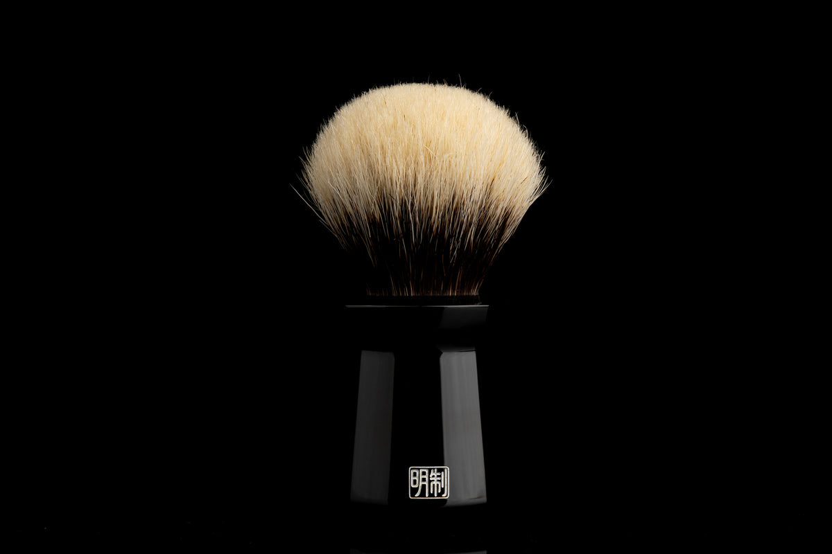 Meiping - Classic Black shaving brush handle