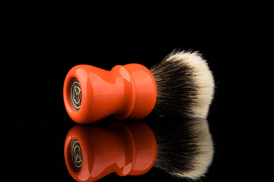 Compass - ‘Passion Orange’ shaving brush handle