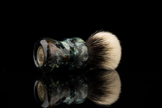 Compass - ‘Wormhole’ shaving brush handle