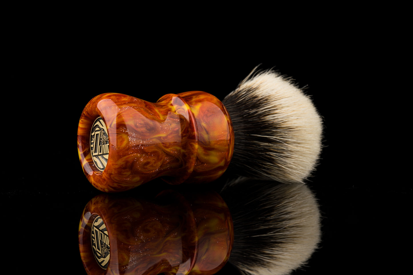 Compass - ‘Red-Hot’ shaving brush handle