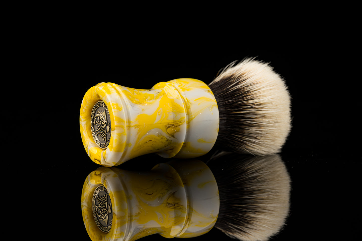 Climber - ‘Lemon’ shaving brush handle