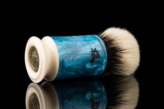 Exceed-6 Classic Edition - ‘Glacier’  shaving brush handle