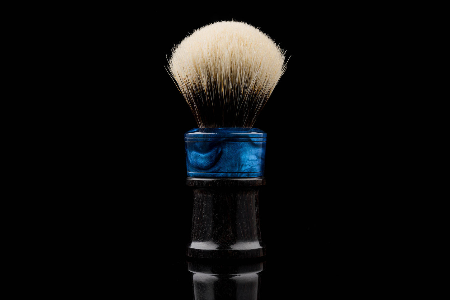 Fortress - ‘Deep sea’ Ebony Hybrid shaving brush handle