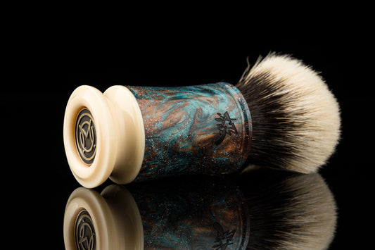 Exceed-6 Evolution - Glaze ‘Swirl’  shaving brush handle
