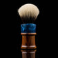 Fortress - ‘Deep sea’ Desert ironwood Hybrid shaving brush handle