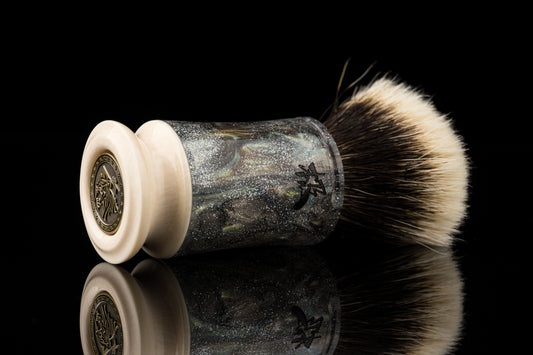 Exceed-6 Evolution - Glaze ‘Ripple’  shaving brush handle