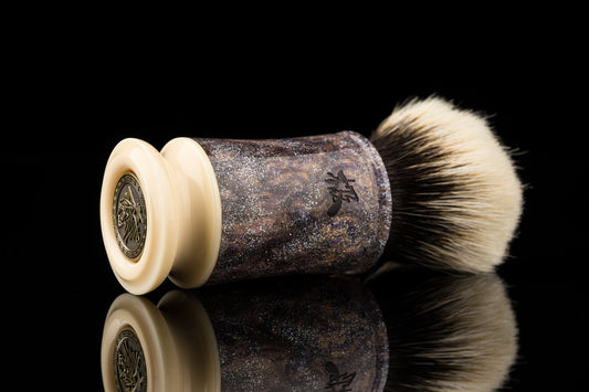 Exceed-6 Evolution - Glaze ‘Chaos’  shaving brush handle