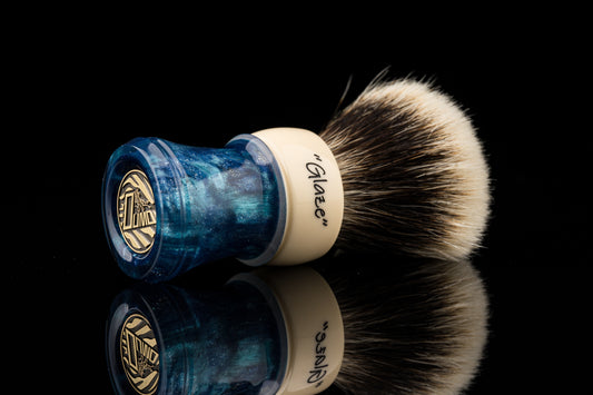 Climber - Glaze -‘Ocean’ shaving brush handle