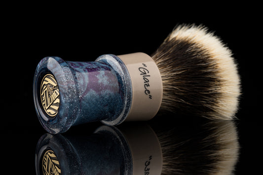 Fortress - Glaze - ‘Deep Sea’ shaving brush handle
