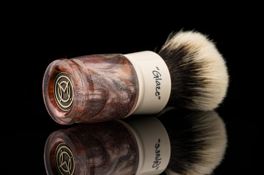Fatboy - Glaze - ‘Ripples’ shaving brush handle