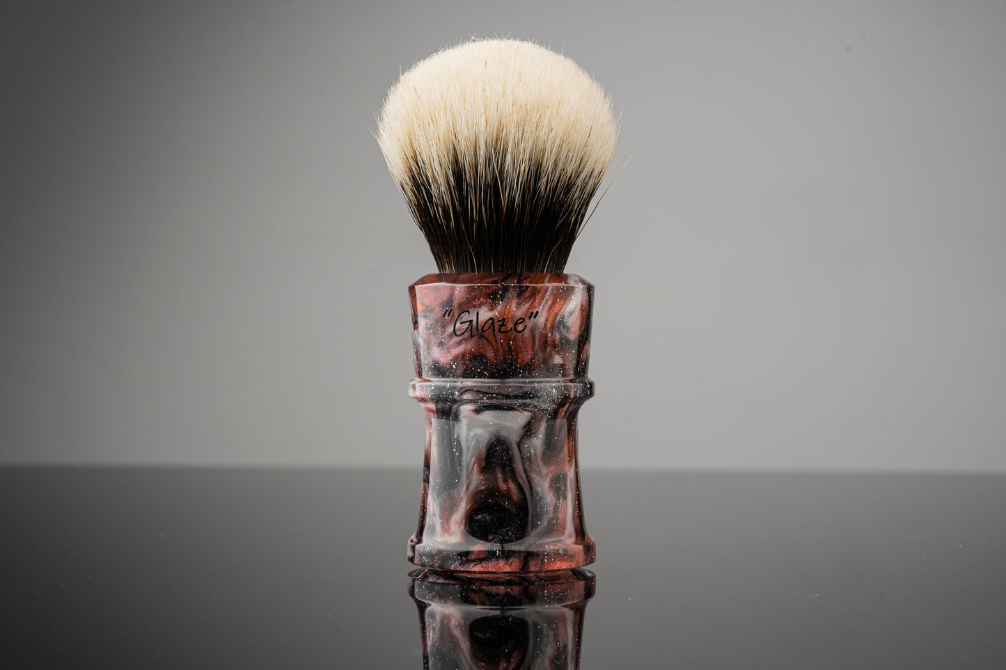Fortress - Glaze - ‘Mist’ shaving brush handle