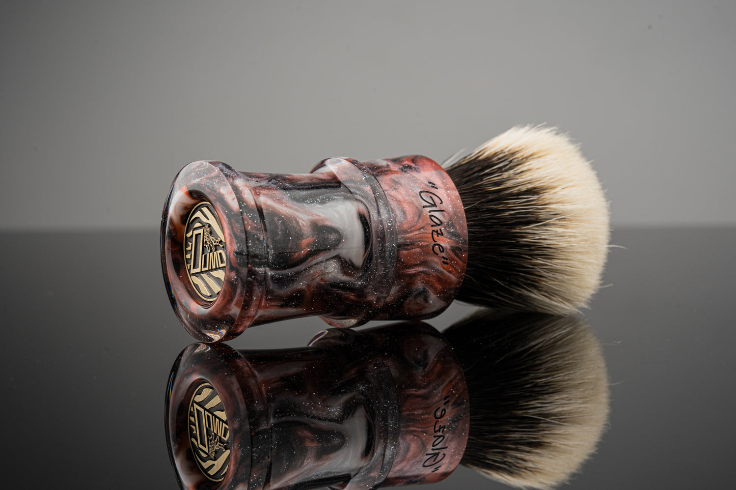 Fortress - Glaze - ‘Mist’ shaving brush handle