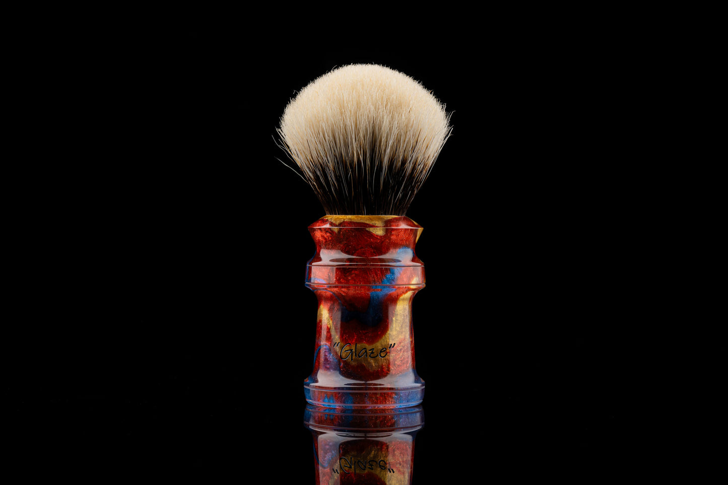 Glaze - Ding - 1 - Rainbow shaving brush handle