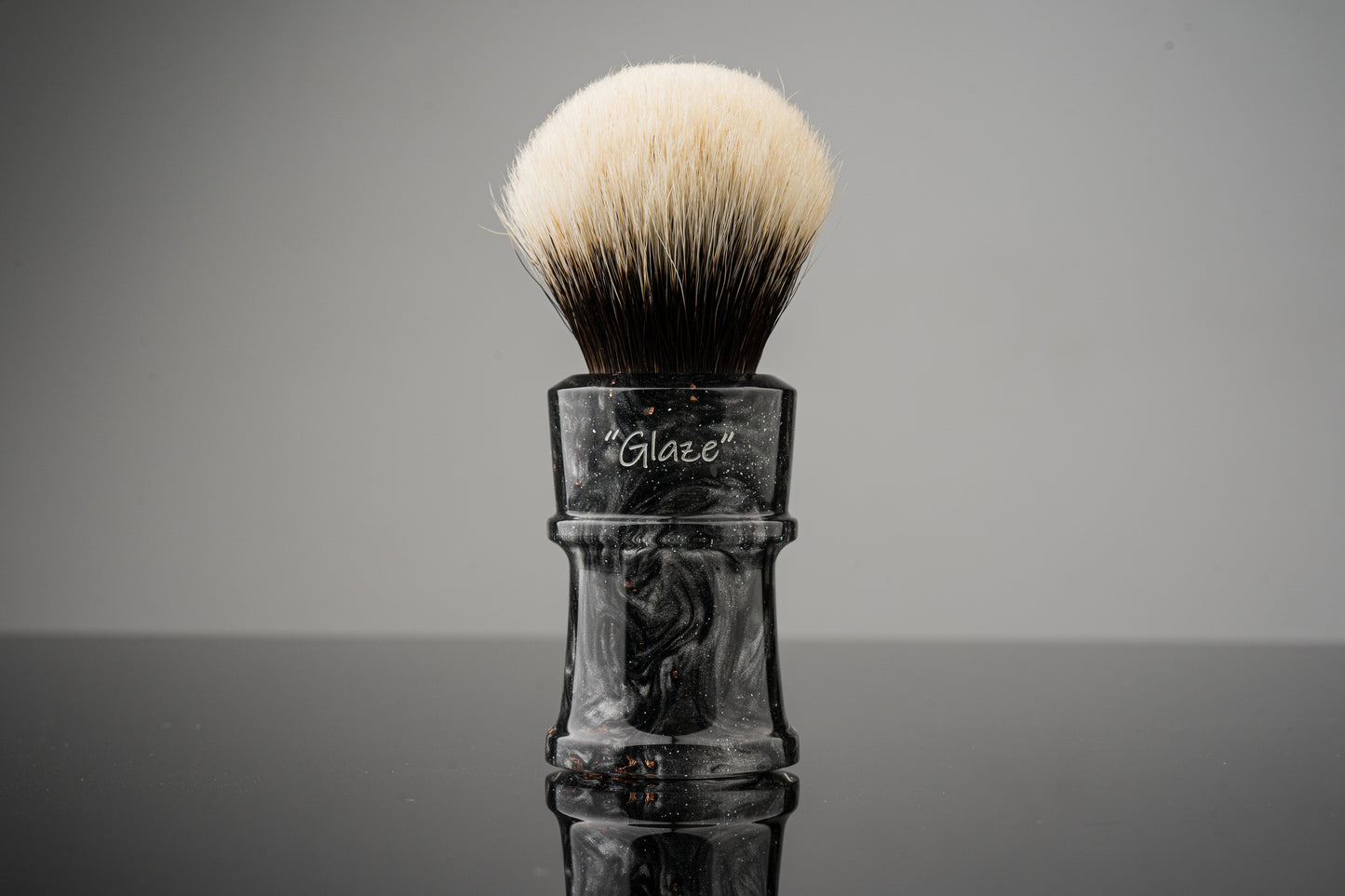 Fortress - Glaze - ‘Black Desert’ shaving brush handle