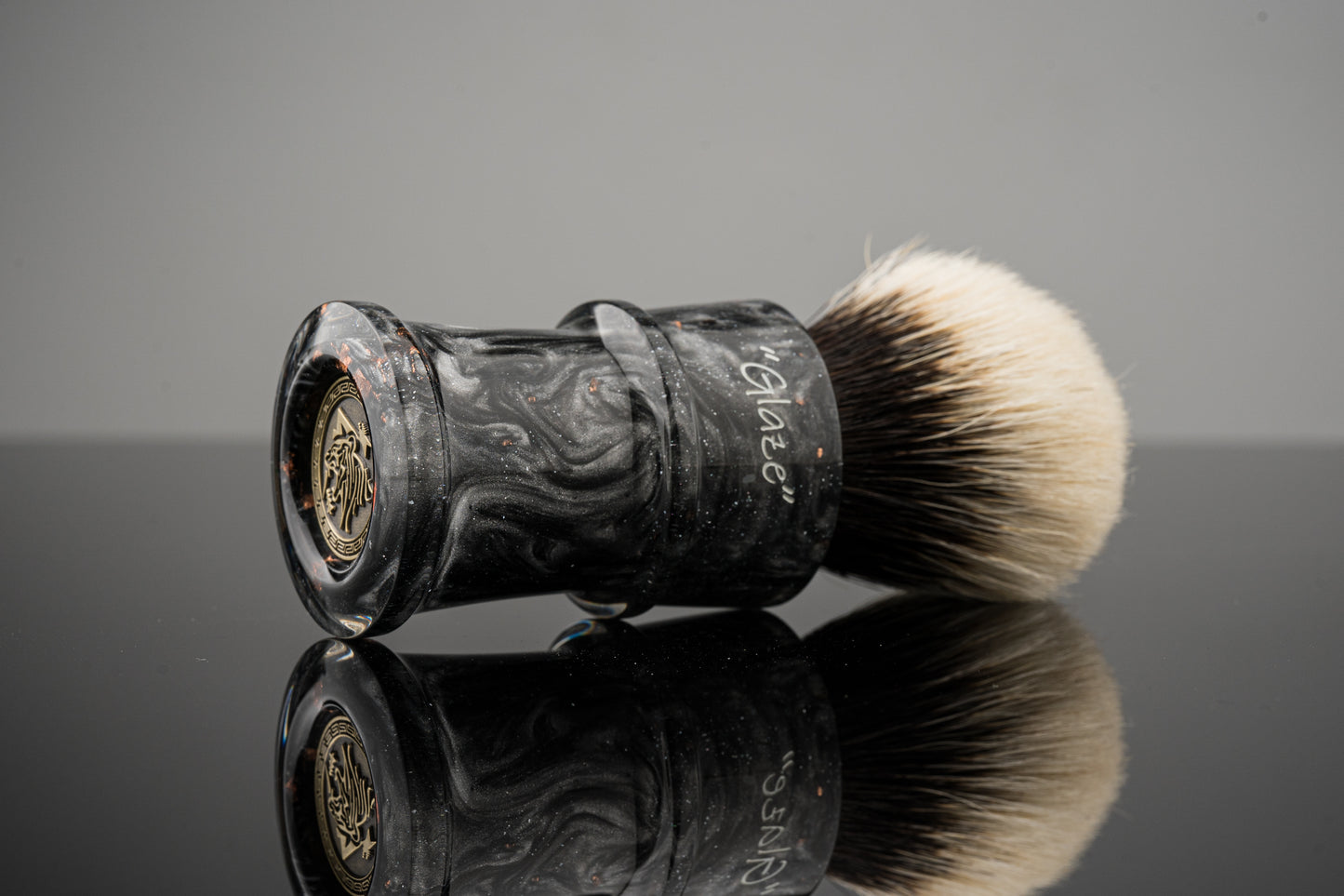Fortress - Glaze - ‘Black Desert’ shaving brush handle
