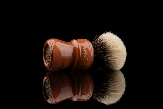 Glaze - Compass - Carrot shaving brush handle