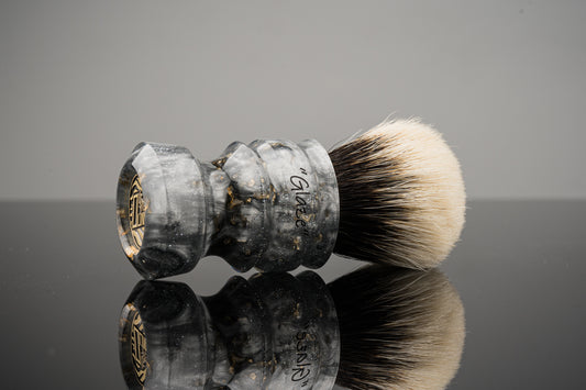 New Chubby - Glaze - ‘Silver Bullet’ shaving brush handle