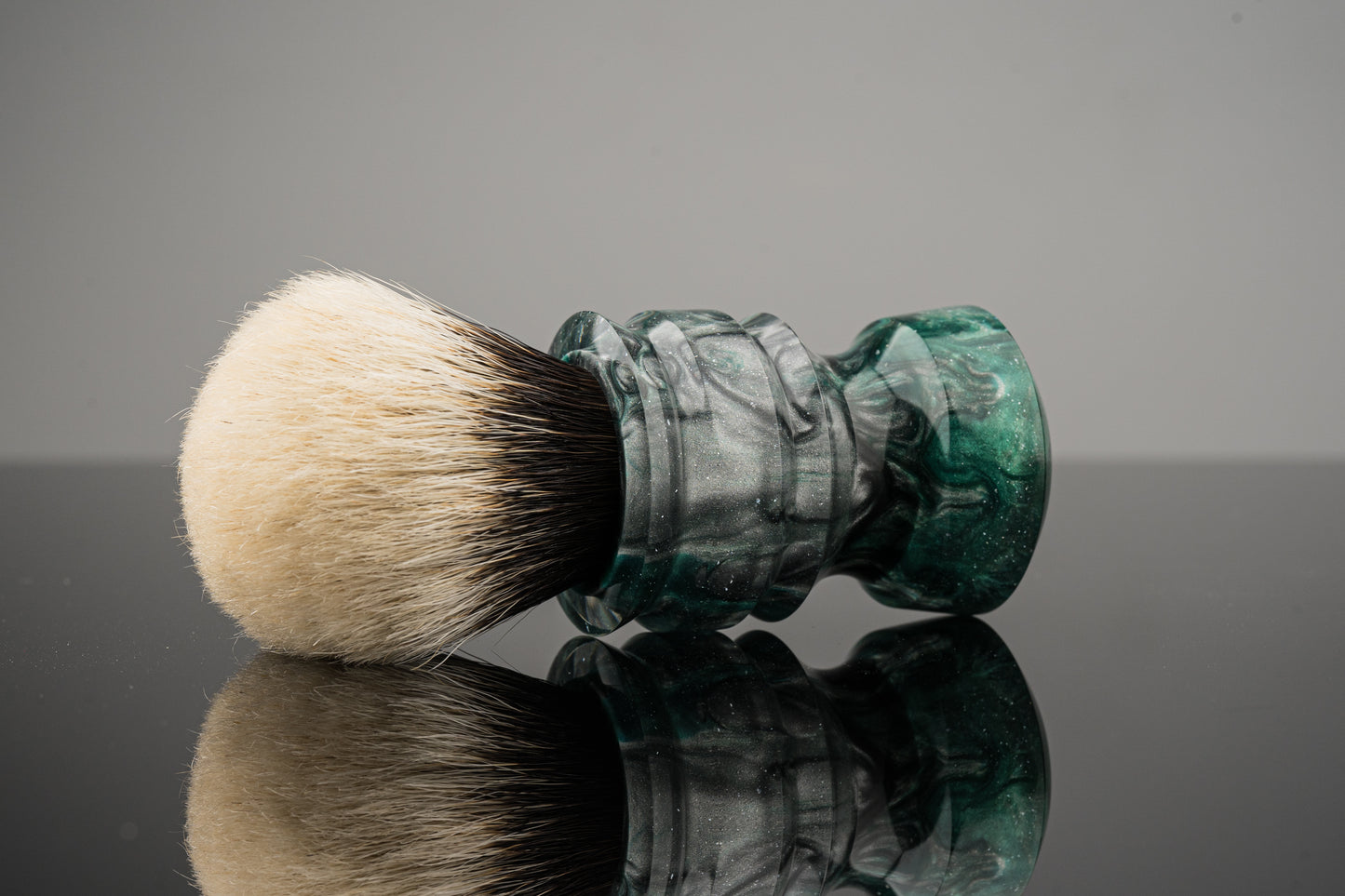 New Chubby - Glaze - ‘Green Tornado’ shaving brush handle