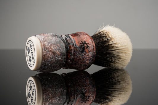 Exceed-5- Glaze ‘Sunset‘ shaving brush handle