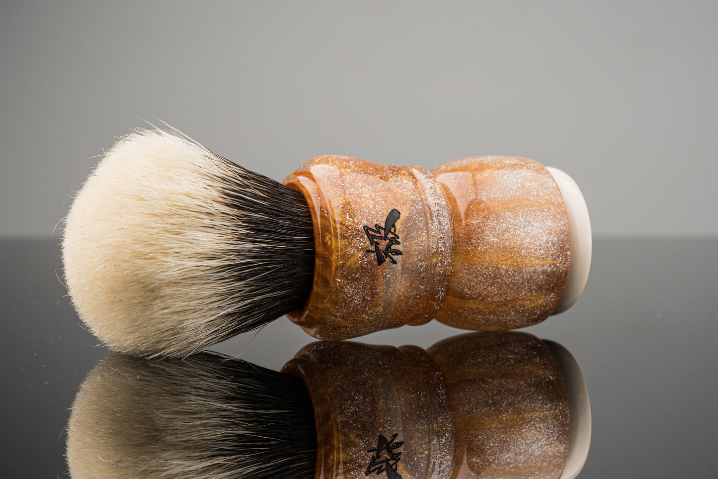 Exceed-5- Glaze ‘Sunshine‘ shaving brush handle