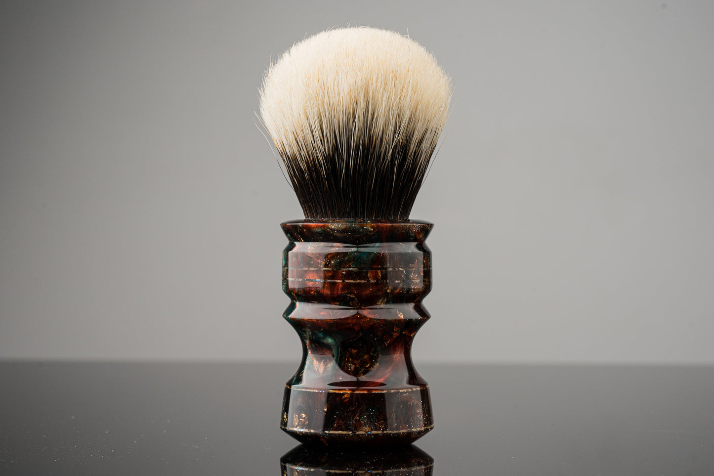 Luodian - New Chubby - ‘Red Star Cluster’ shaving brush handle