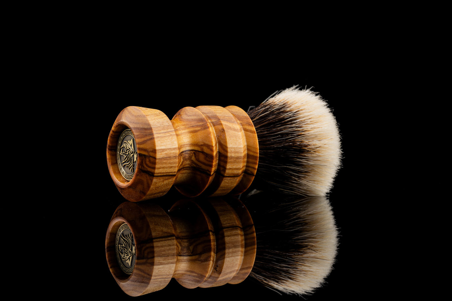 Olive - New Chubby shaving brush handle