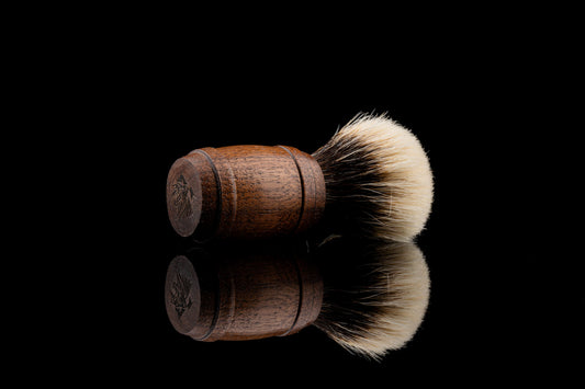 Black walnut - barrel shaving brush handle