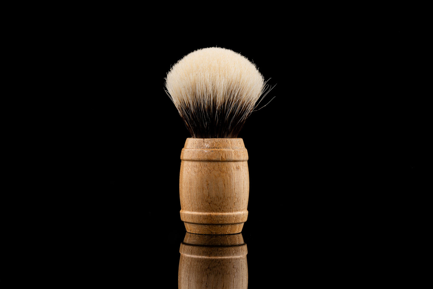 Elm - barrel shaving brush handle