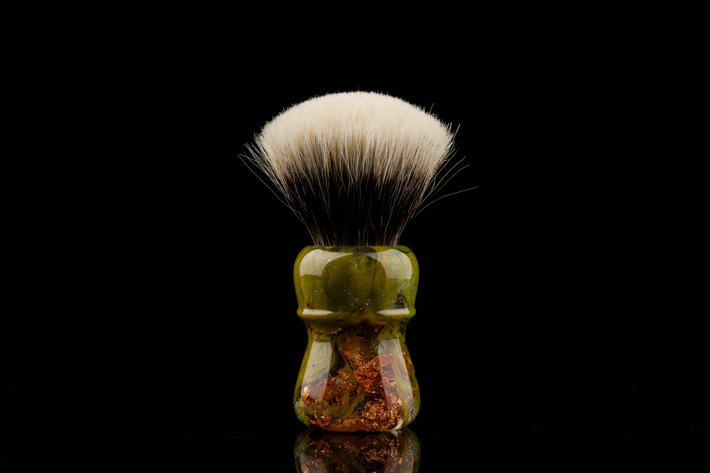 Compass -  Lava  shaving brush handle