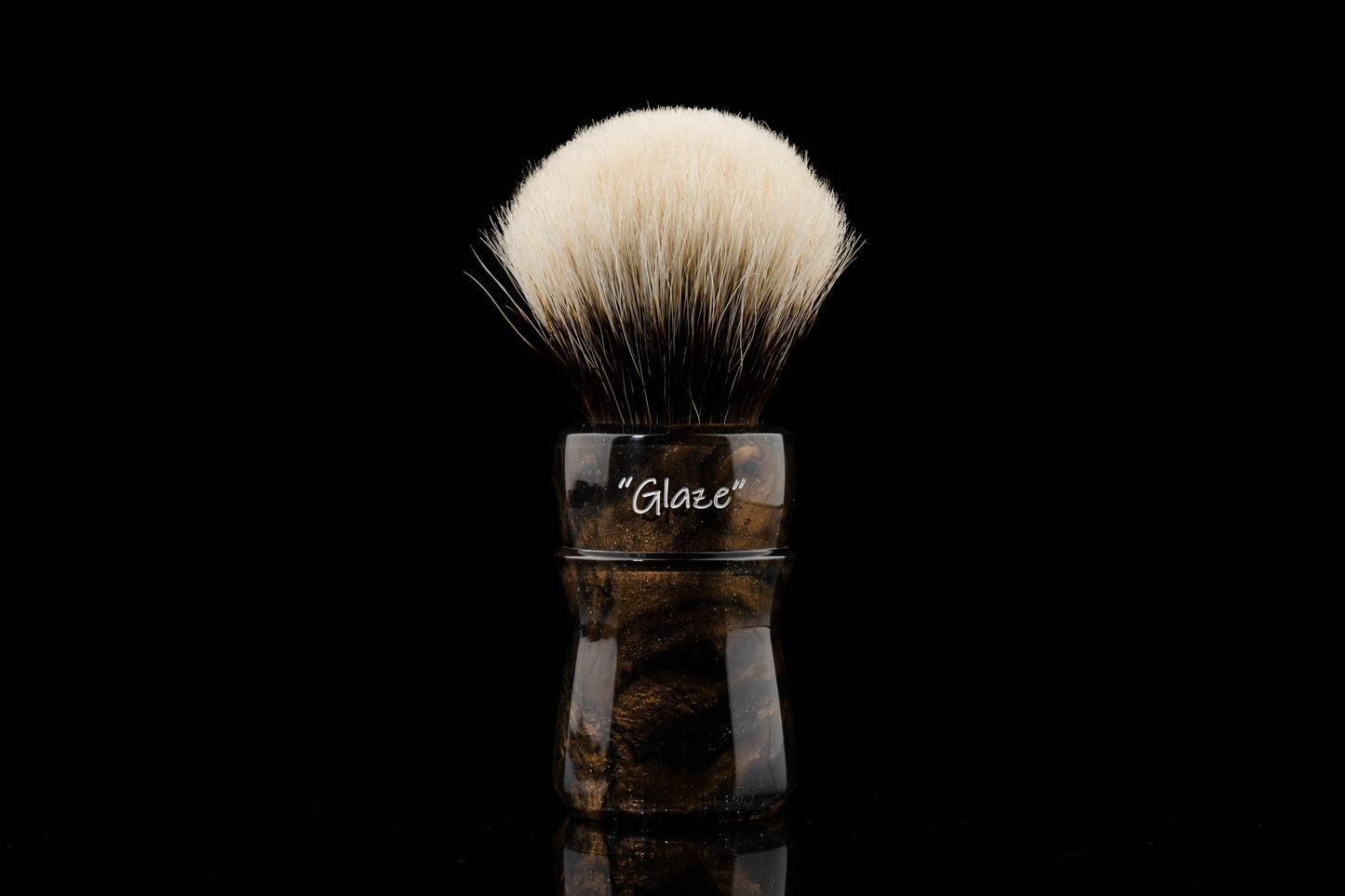 Glaze - Warhammer - Tiger spot shaving brush handle