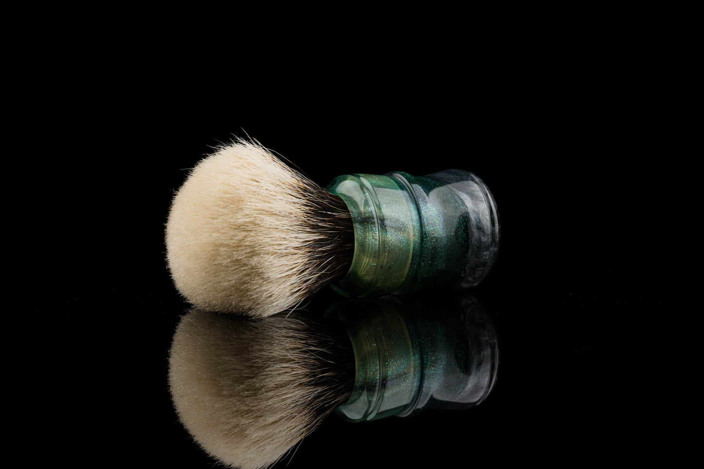 Glaze - Connon - Green moss shaving brush handle