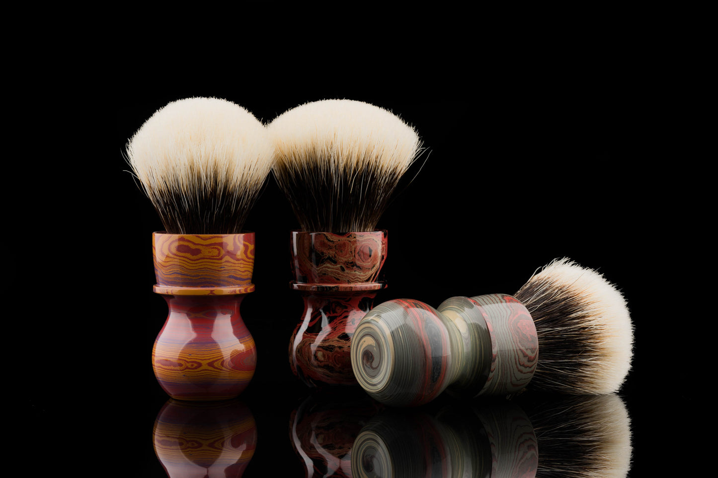 Ebonite Limited Customisation Shaving Brush Handle - New Chubby