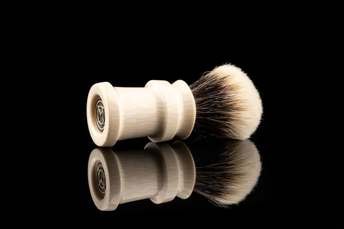 Ebonite Limited Customisation Shaving Brush Handle - Ding-1