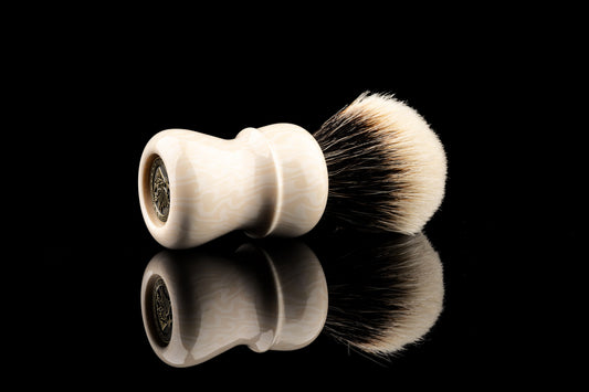 Ebonite Limited Customisation Shaving Brush Handle - Compass