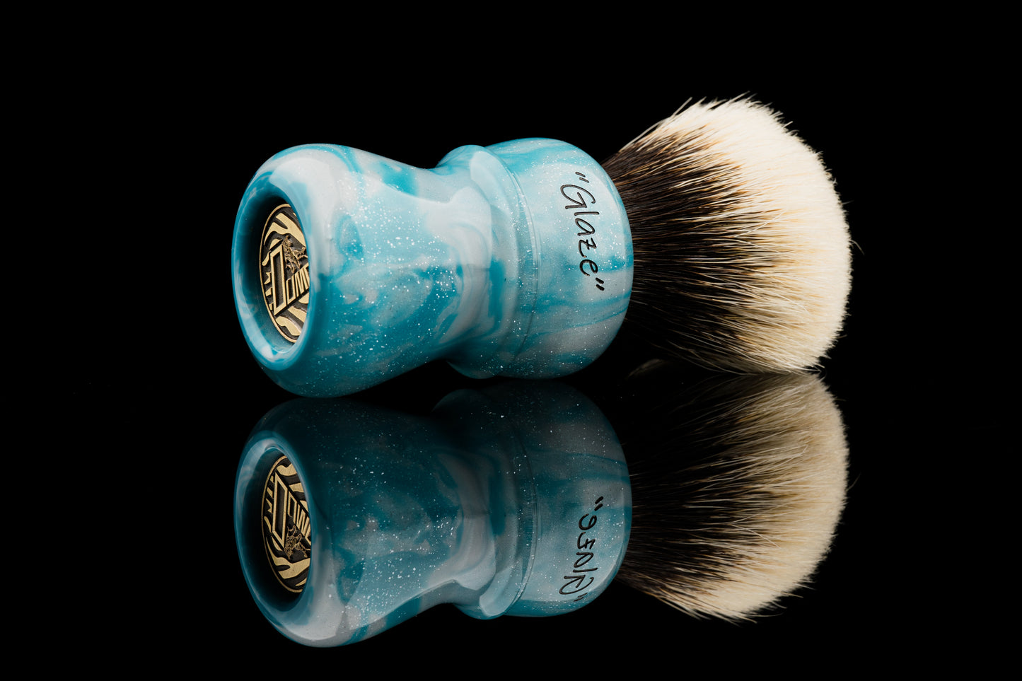 Compass - Glaze - ‘烟雨’ shaving brush handle