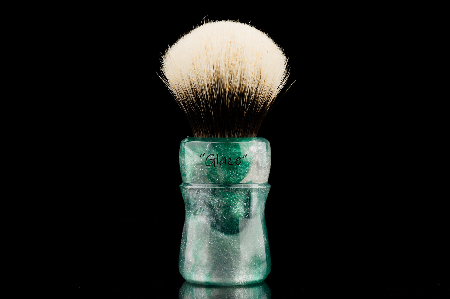 Warhammer - Glaze - ‘Green Peacock’  shaving brush handle