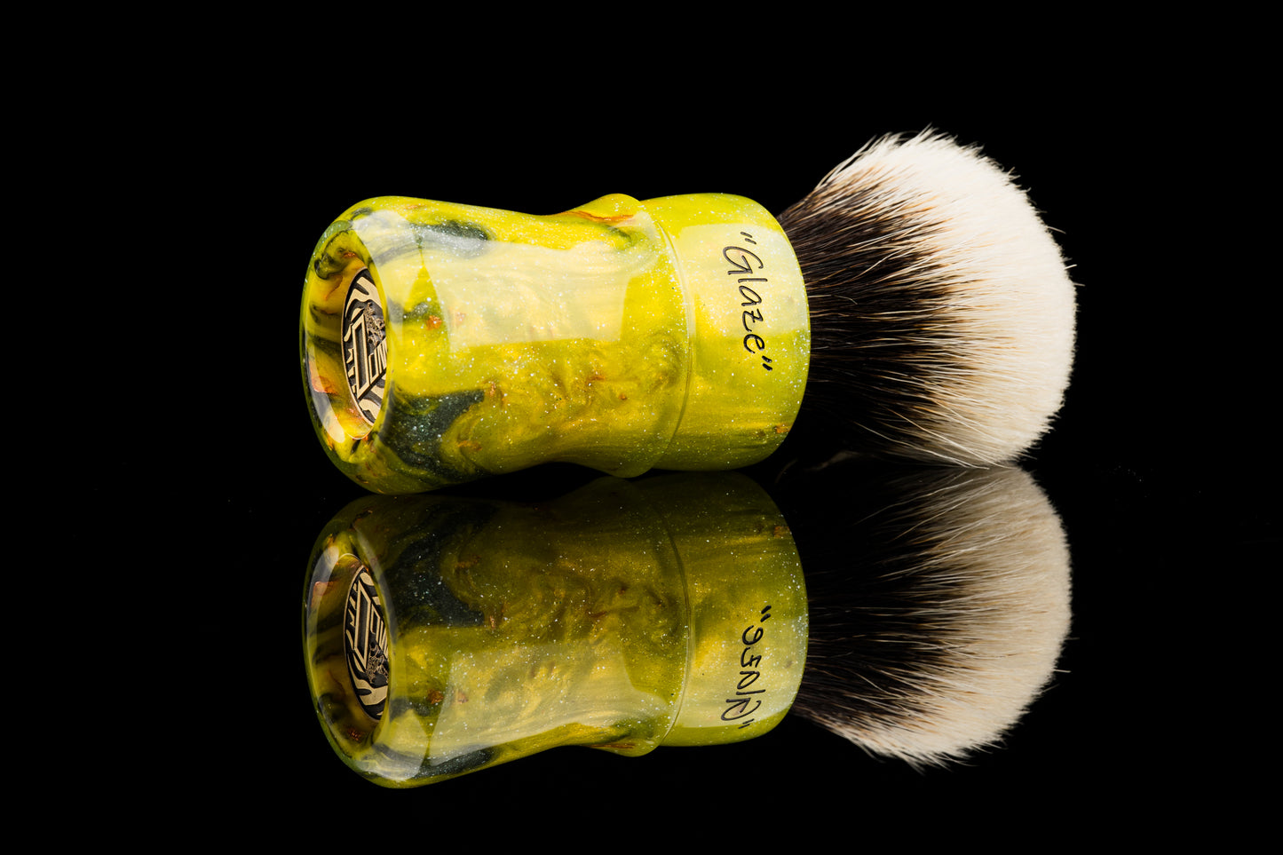 Warhammer - Glaze - ‘Yellow coral’  shaving brush handle