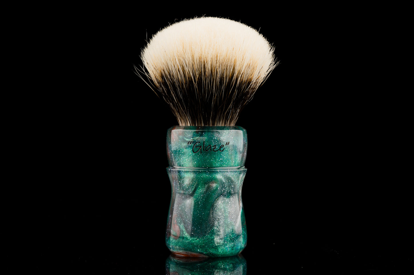 Warhammer - Glaze - ‘Peacock Nebula’  shaving brush handle