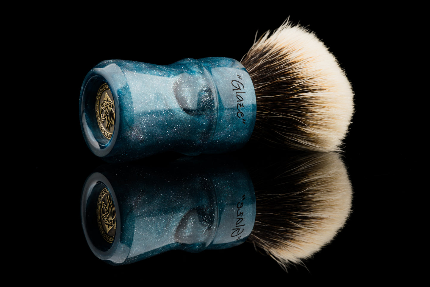 Warhammer - Glaze - ‘Black Hole’  shaving brush handle