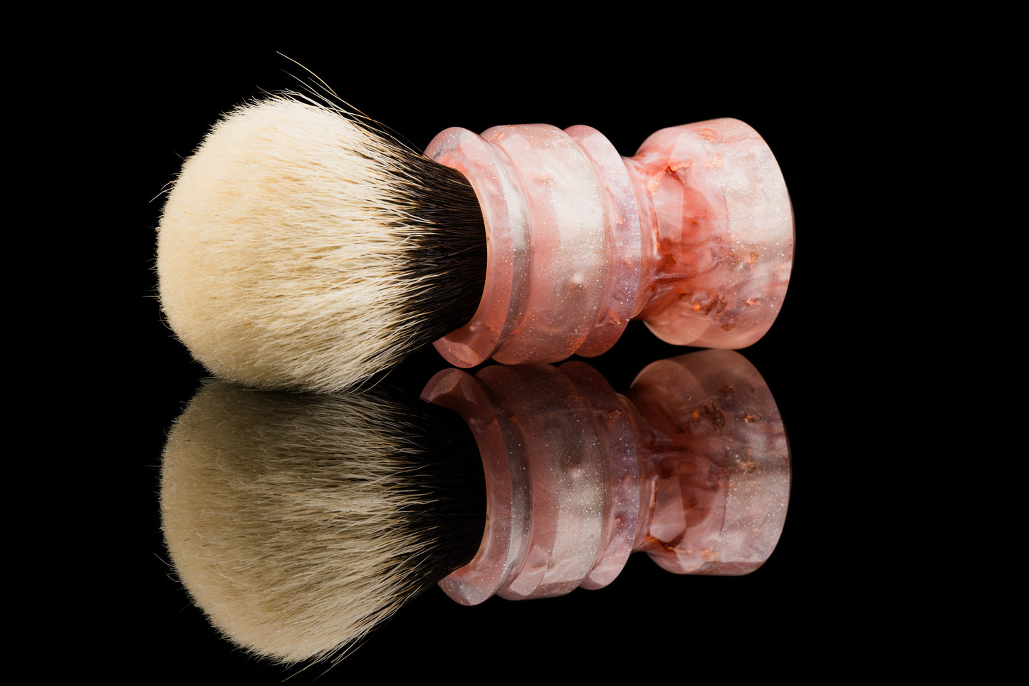New Chubby - Glaze - ‘Pink Storm’ shaving brush handle