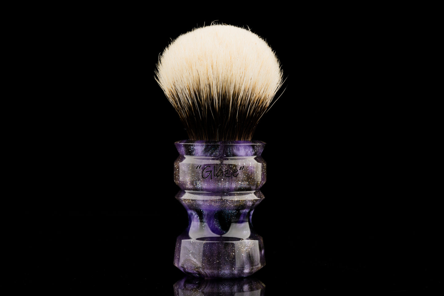New Chubby - Glaze - ‘Unknown territory’ shaving brush handle